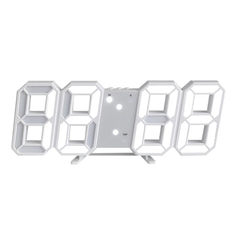 Digital Wall Clock 3D-LED