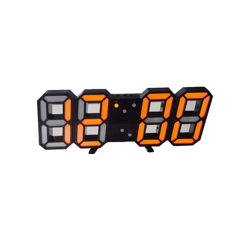 Digital Wall Clock 3D-LED