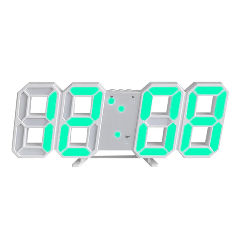 Digital Wall Clock 3D-LED