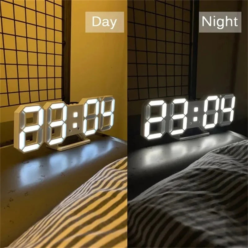 Digital Wall Clock 3D-LED