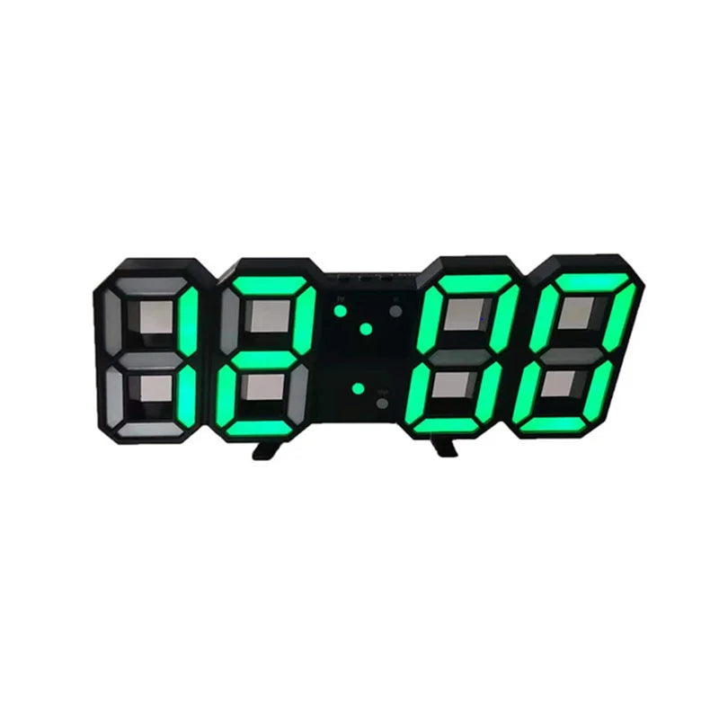 Digital Wall Clock 3D-LED 