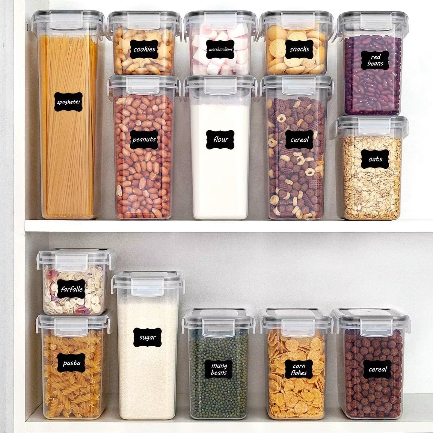 Set of 32 Airtight Food Storage Containers
