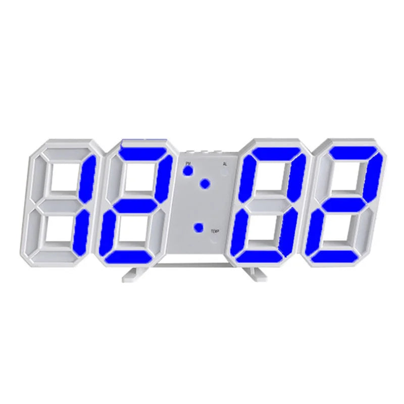 Digital Wall Clock 3D-LED 